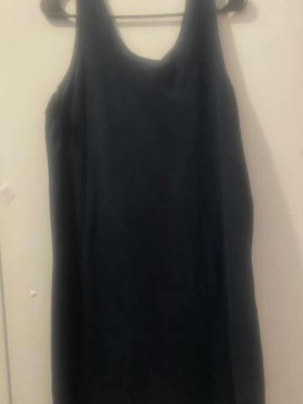 Fresh Produce Navy Blue Fish Graphic Tank Dress Size M Made in USA Casual Cotton - Picture 6 of 7